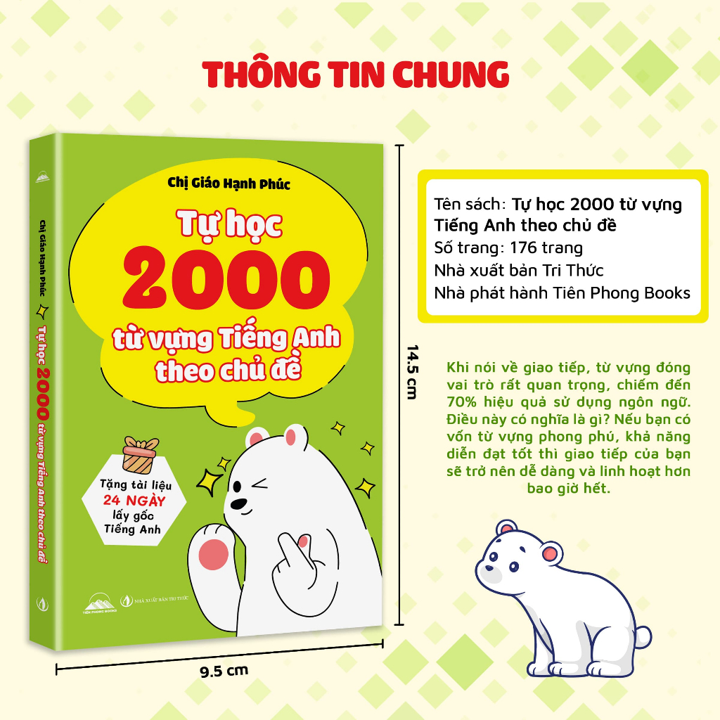 Sách - Tự Học 2000 Từ Vựng Tiếng Anh Theo Chủ Đề (Tiên Phong Books)