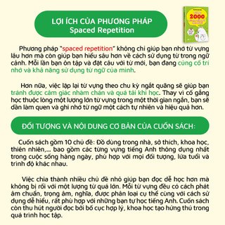 Sách - Tự Học 2000 Từ Vựng Tiếng Anh Theo Chủ Đề - Chị Giáo Hạnh Phúc