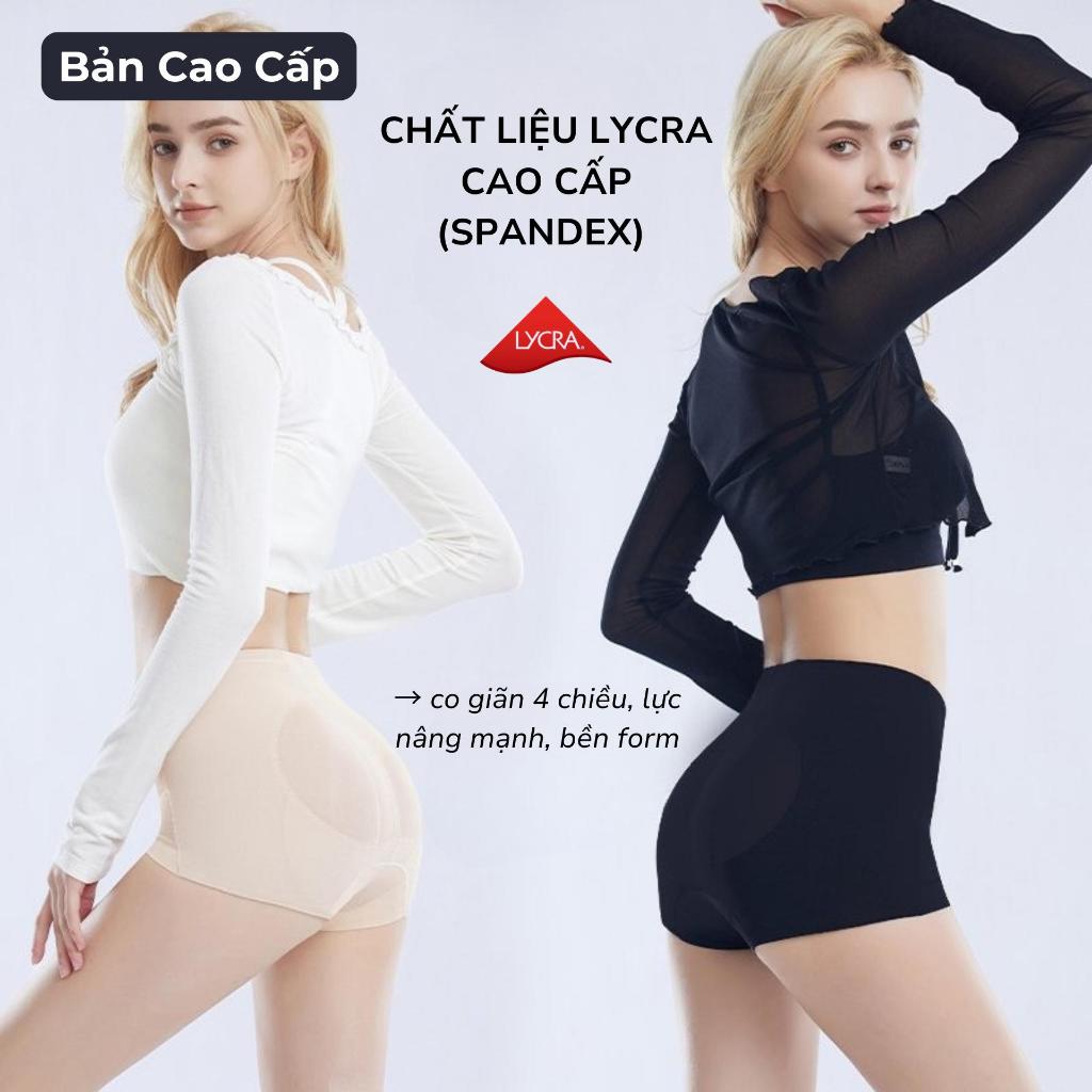 Quần Định Hình Nâng Mông Santony 6836 - Bản Cao Cấp Lycra, Đẩy Đỉnh Mông 8cm, Siết Eo Aosimanna