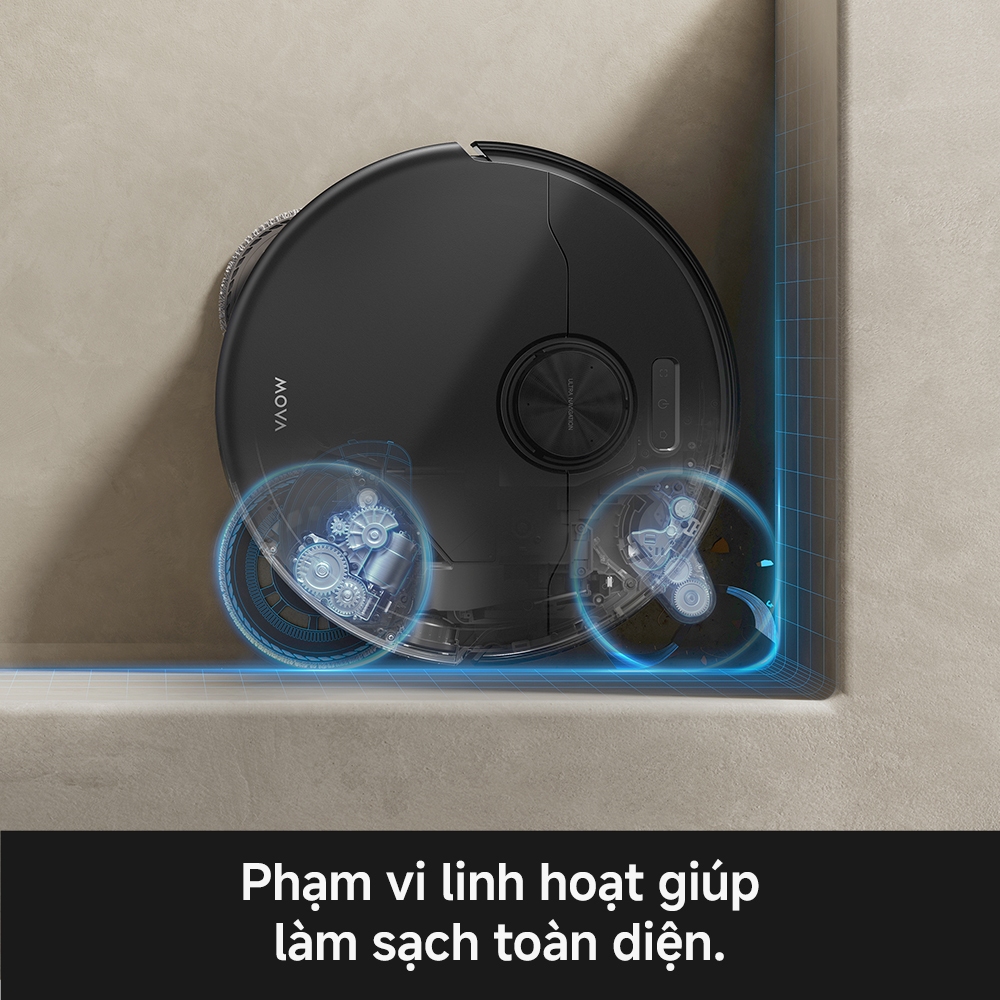Robot Hút Bụi Lau Nhà MOVA P70 Pro Ultra | Lực Hút Đỉnh Cao 30.000Pa, Giặt Nước Nóng 100 Độ | BH 3 Năm