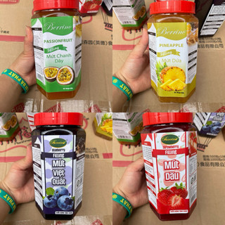 Mứt xác (Berino) [950g] làm nhân bánh kem, phủ bánh trang trs bánh sinh nhật