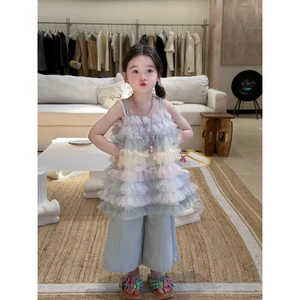 CANDI MIMI Áo babydoll hai dây voan nhiều tầng cao cấp - NL6063