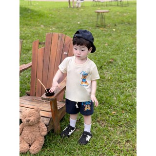 Set Bộ cộc tay bé trai Sêu Anh Hùng Tone Đỏ Hot Hit 2026, chất liệu cotton mềm mát tặng size 7-25kg