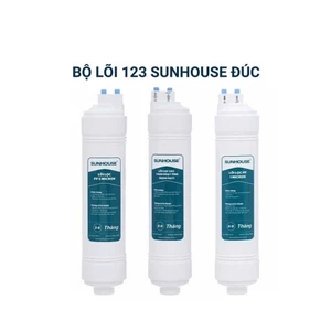 Bộ 3 Lõi lọc Đúc Sunhouse - Chính hãng - Dùng thay cho máy model :SHA76218CK, SHA76216CK