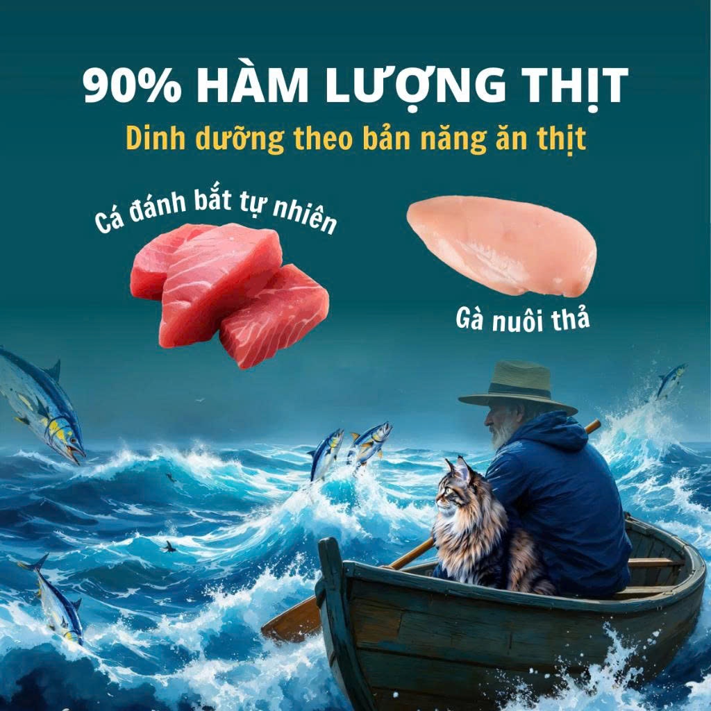 Hạt Bite of Hạt Cho Mèo Bite Of Wild Farm Vị Cá Hồi, Cá Ngừ Không Chứa Ngũ Cốc Cho Mèo Mọi Lứa Tuổi