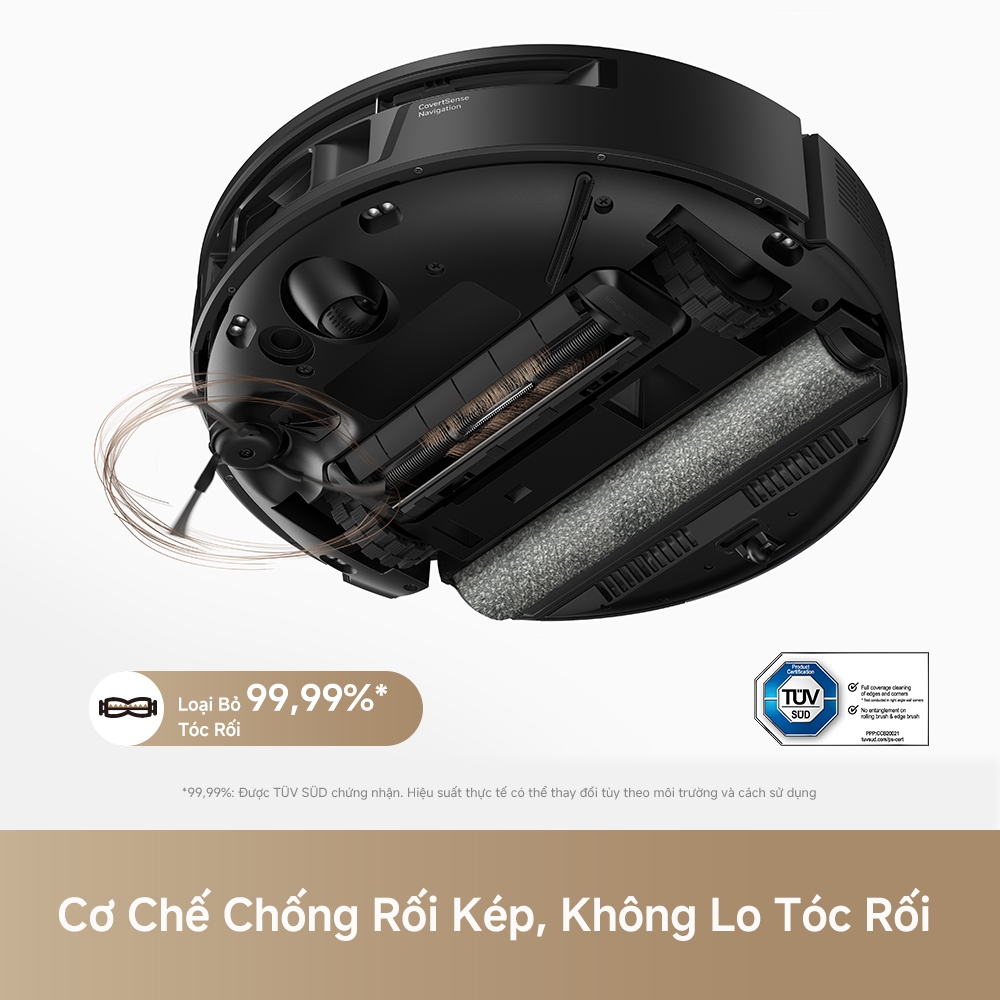 Robot hút bụi lau nhà Mova S70 Roller | Lực hút đỉnh cao 28.000Pa, Siêu công nghệ | BH 36 tháng