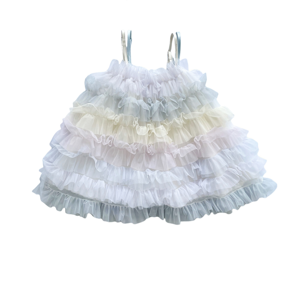 CANDI MIMI Áo babydoll hai dây voan nhiều tầng cao cấp NL6165