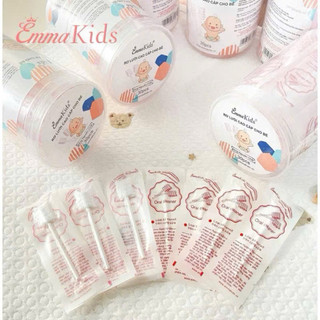 Hộp 30 rơ lưỡi EmmaKids chính hãng, tưa lưỡi sơ sinh cao cấp