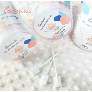 Hộp 30 rơ lưỡi EmmaKids chính hãng, tưa lưỡi sơ sinh cao cấp