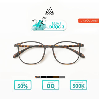 Kính mắt thời trang ANNA dáng tròn mắt nhỏ thời trang cá tính chất liệu nhựa dẻo OL 27020