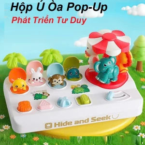Đồ Chơi Cho Bé Hộp Ú Òa Pop-Up Vận Động Tinh, Đồ chơi Cho Bé Phát Triển Tư Duy