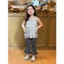 CANDI MIMI Áo yếm xanh nhiều tầng - NL6174