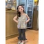 CANDI MIMI Áo yếm xanh nhiều tầng - NL6174