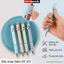 Combo bút máy bấm cài BC-03 mực xóa dành cho học sinh từ lớp 1-5 dùng cả mực ống và mực lọ.