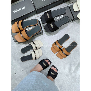 Dép Quai Ngang Khóa Xoay Hàng Nhập QC Fullbox/Mieo Shoes D3185 D3186 D3187
