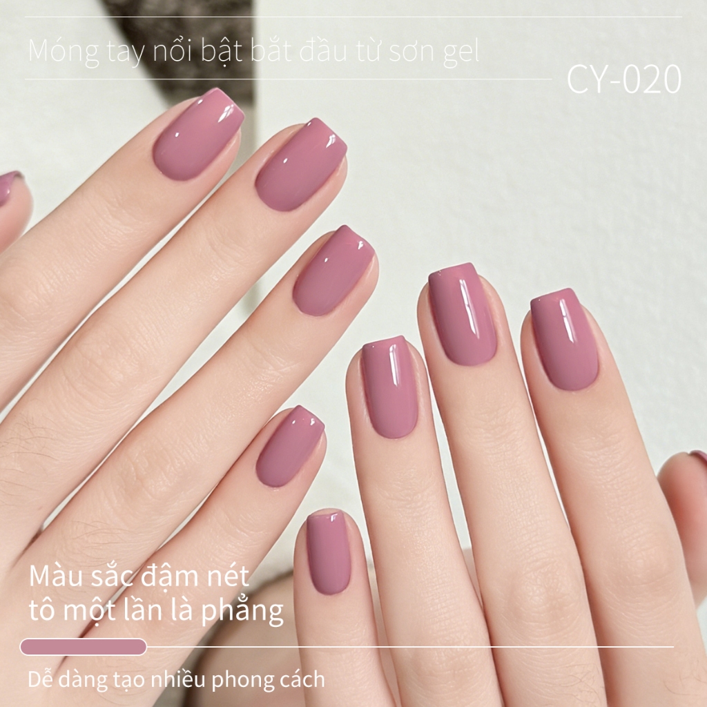 XEIJAYI 40ml - Sơn móng tay dạng gel màu hồng tím mới, bền màu và thích hợp sử dụng tại salon.