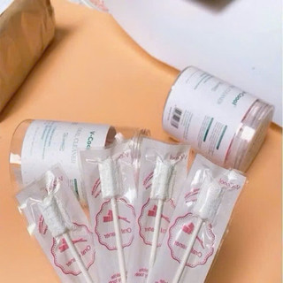 Hộp 30 thanh rơ lưỡi Vcoool, tưa lưỡi sơ sinh dùng 1 lần