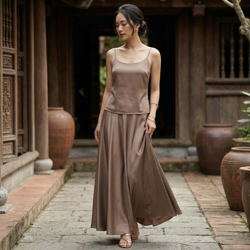 VẢI LỤA - MAY BỘ ĐỒ, PIJAMA, VÁY, CHÂN VÁY, ÁO DÀI...