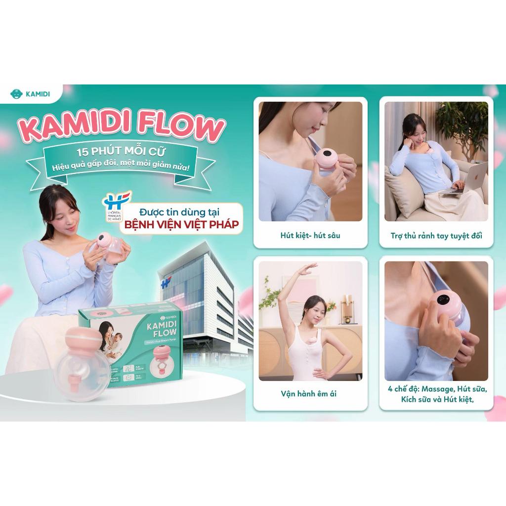 Máy Hút Sữa Kamidi Flow - Phiên Bản Máy Đơn Rảnh Tay Không Dây
