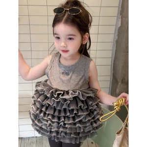 CANDI MIMI Áo sát nách gấu voan nhiều tầng - NL6193
