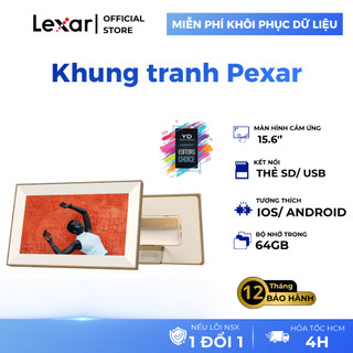 Khung tranh thông minh 15.6 inches Lexar Pexar PX-156SSLGL, màn hình cảm ứng, bộ nhớ trong 64GB