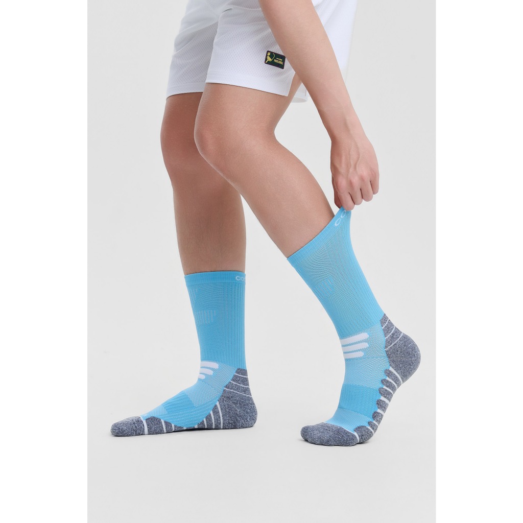 [MUA 2 GIẢM 5%]Tất Pickleball Nam Cổ Trung êm ái, co giãn, thấm hút Coolmate
