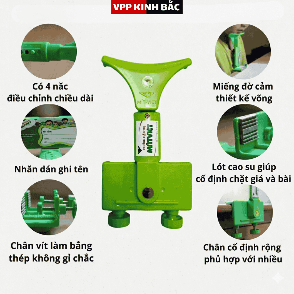 Giá Đỡ Chống Cận Mắt Việt Cho Học Sinh – Giúp Bé Ngồi Đúng Tư Thế, Bảo Vệ Đôi Mắt.