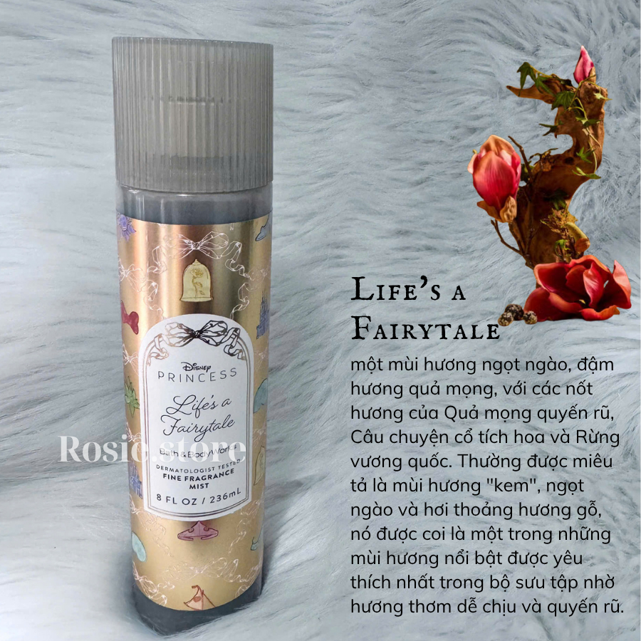 𝐃𝐢𝐬𝐧𝐞𝐲'𝐬 𝐂𝐨𝐥𝐥𝐞𝐜𝐭𝐢𝐨𝐧 - Xịt thơm Body mist BBW