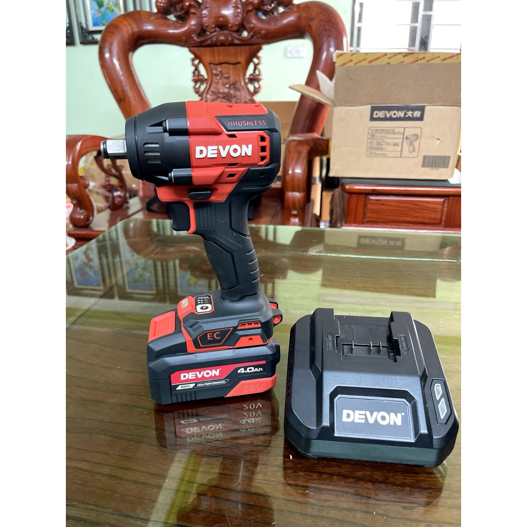 Máy siết bulong dùng pin 20V DEVON 5765-Li-20 chính hãng