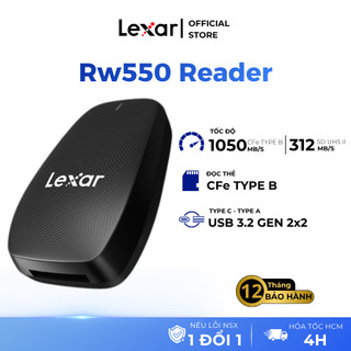 Đầu đọc thẻ nhớ Lexar CFexpress Type B USB 3.2 Gen2x2 tốc độ truyền nhanh, chính hãng BH 5 năm