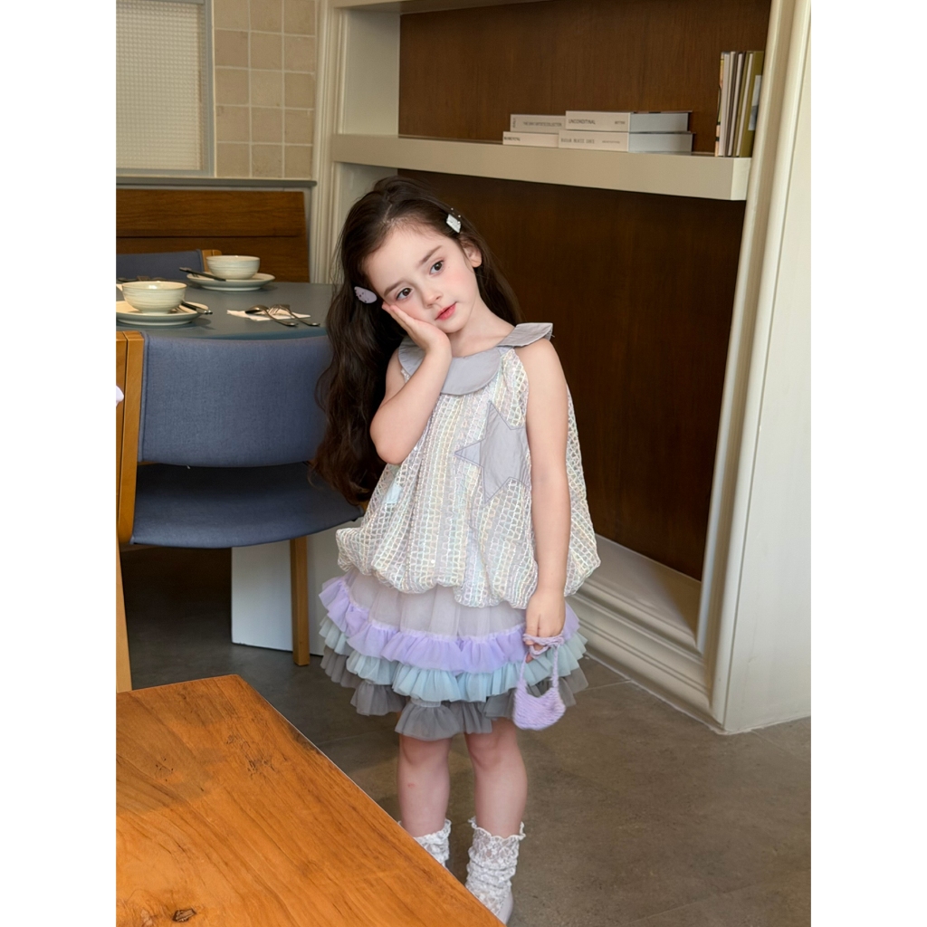 CANDI MIMI Áo yếm hình sao cao cấp - NL6445
