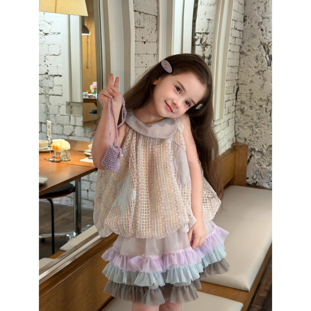 CANDI MIMI Áo yếm hình sao cao cấp - NL6445