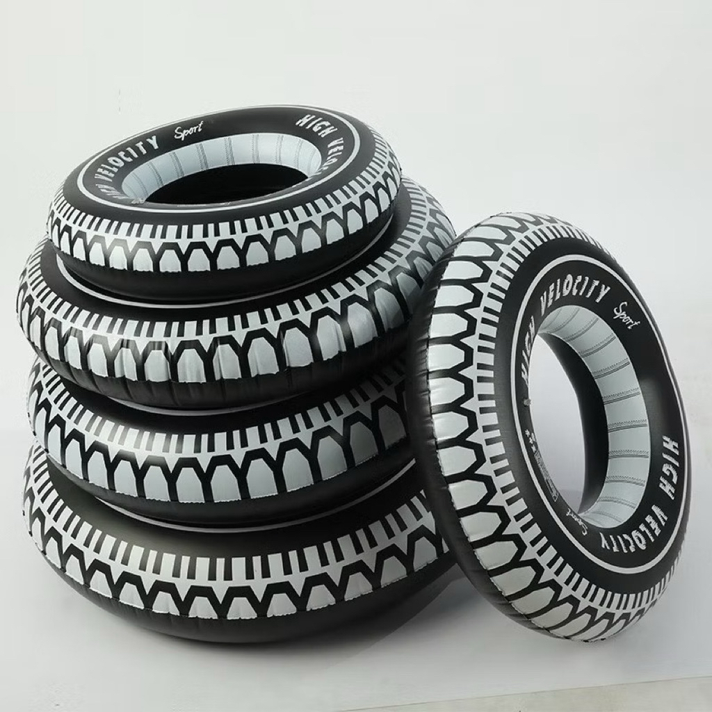 Phao Bơi Tròn Tập Bơi Cho Bé 3-16 Tuổi Mẫu Lốp Xe Rất Ngộ Nghĩnh Giúp Bé Đi Bơi Bể Bơi, Đi Tắm Biển Rất An Toàn PTE209
