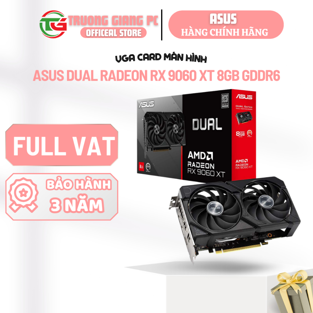 [FULL VAT] VGA CARD MÀN HÌNH ASUS Dual Radeon RX 9060 XT 8GB GDDR6 ...