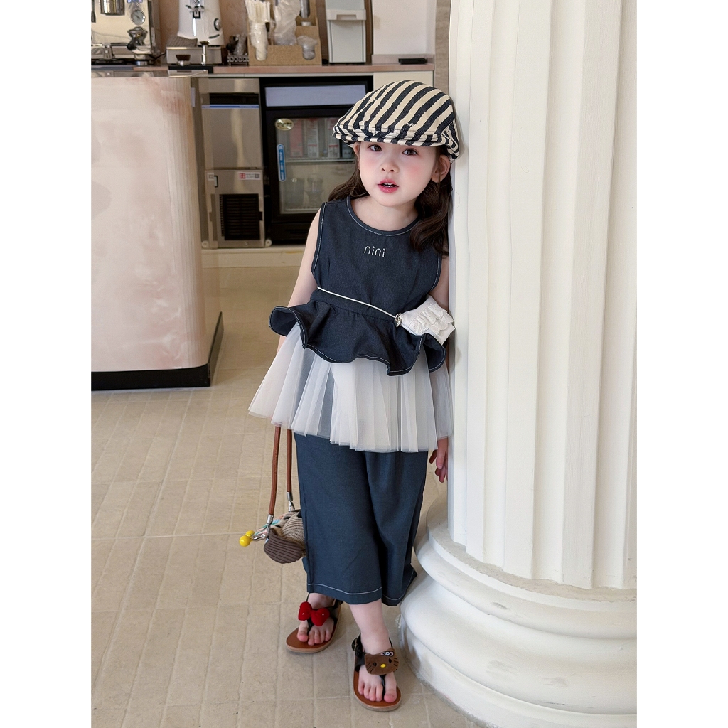 CANDI MIMI Set denim hè cách điệu cao cấp - NL6458