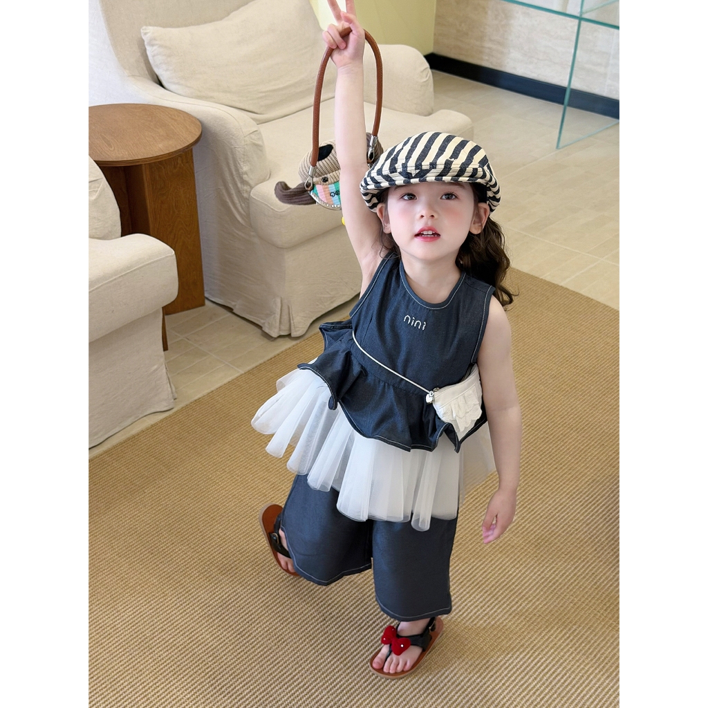 CANDI MIMI Set denim hè cách điệu cao cấp - NL6458