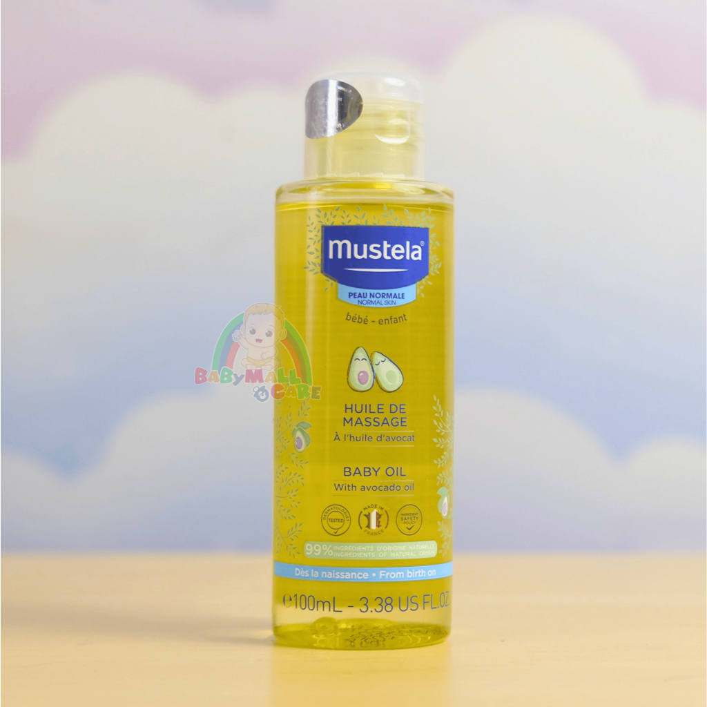 Dầu Massage Mustela Baby Oil 100ml Dưỡng Ẩm Làm Mềm Da Cho Bé | Babymall & Care