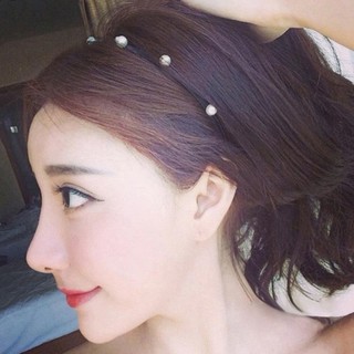 Băng đô đeo tóc đính ngọc trai giả Hàn Quốc hottrend sang trọng-Bờm cài tóc ngọc trai HaminStore