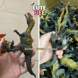 Mô hình Khủng long Jurassic World dài 18cm có khớp chuyển động và mã scan - Đồ chơi CUTE BEE