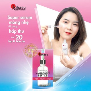 Serum Collagen Kihasu Dưỡng Sáng Da, Cấp Ẩm, Giúp Da Mềm Mịn, Chứa Vitamin C Và Niacinamide