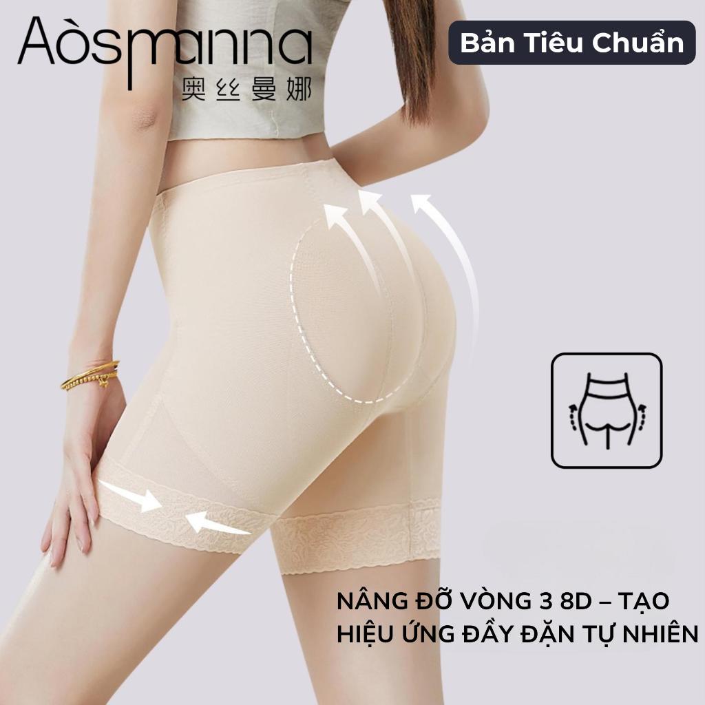 Quần Định Hình Nâng Mông Santony 6815 - Bản Pro Lycra Tạc Dáng, Nâng Mông Định Hướng Aosimanna