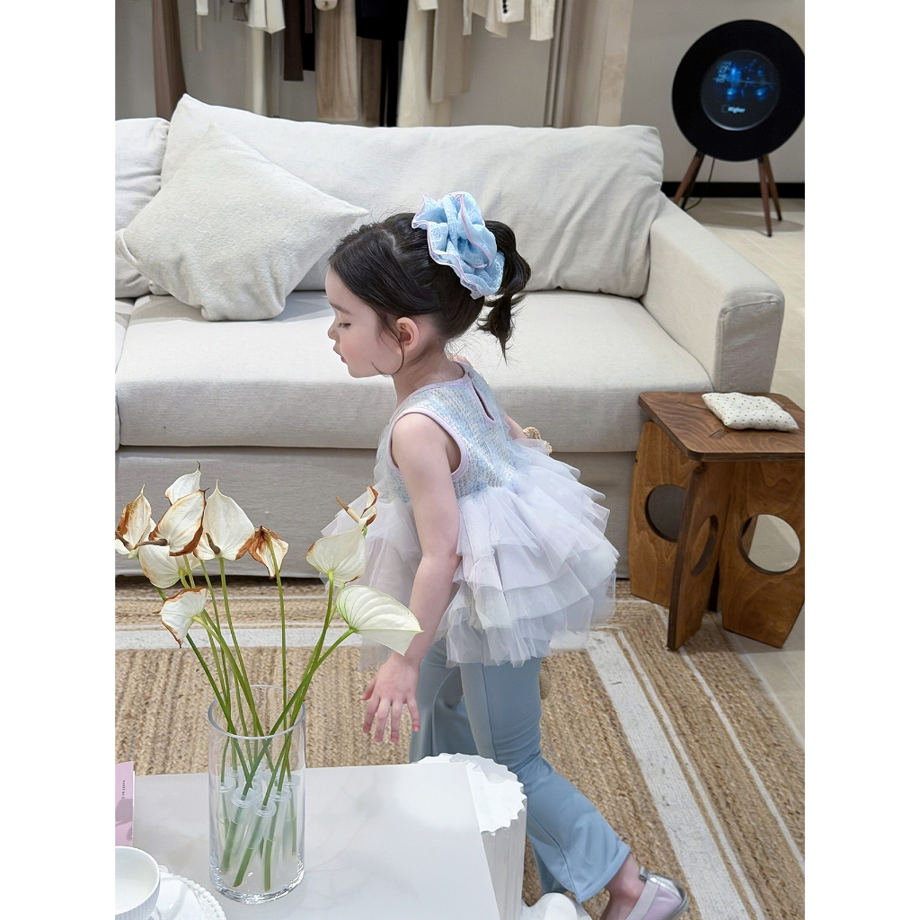 CANDI MIMI Áo babydoll sát nách nhiều tầng - NL6773