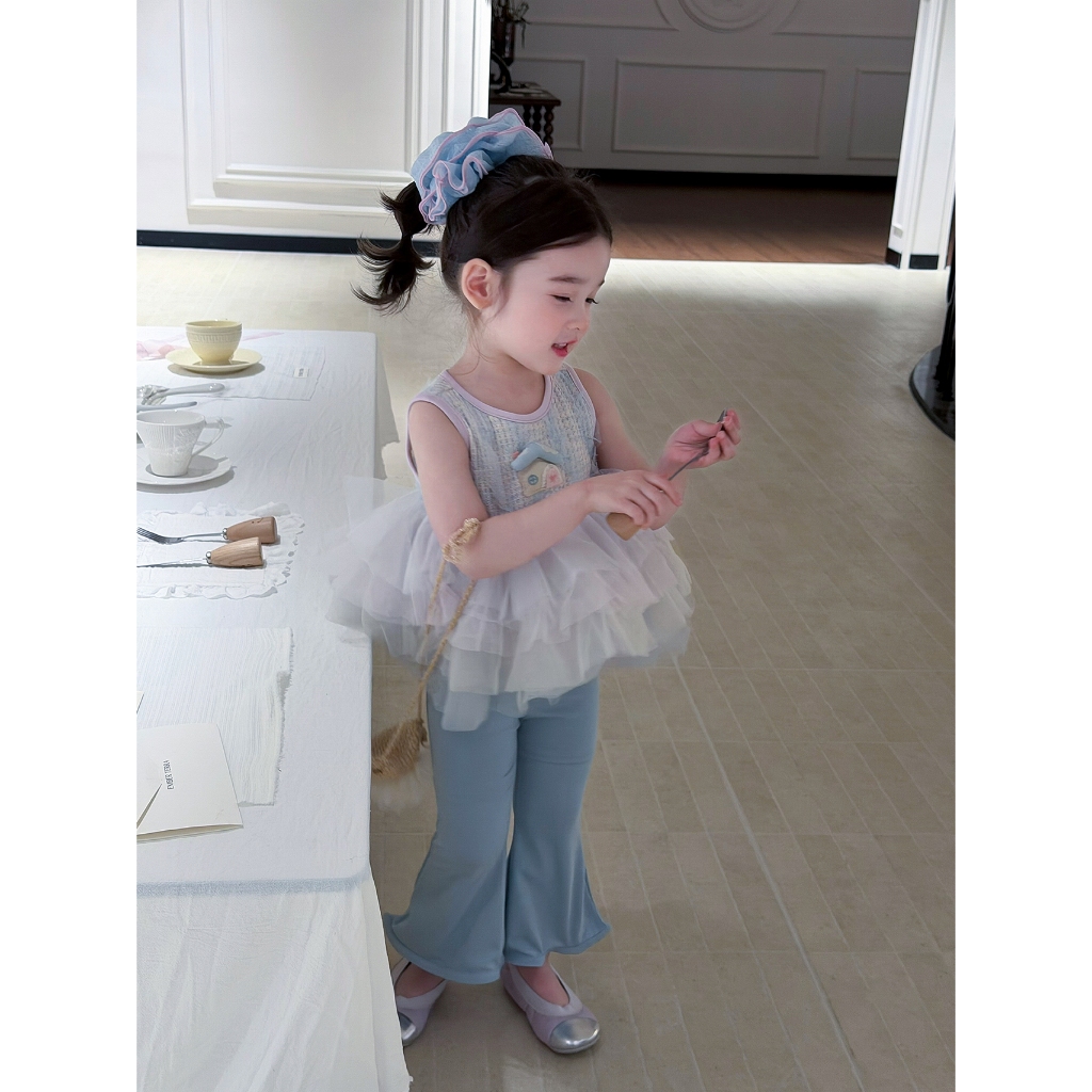 CANDI MIMI Áo babydoll sát nách nhiều tầng - NL6773