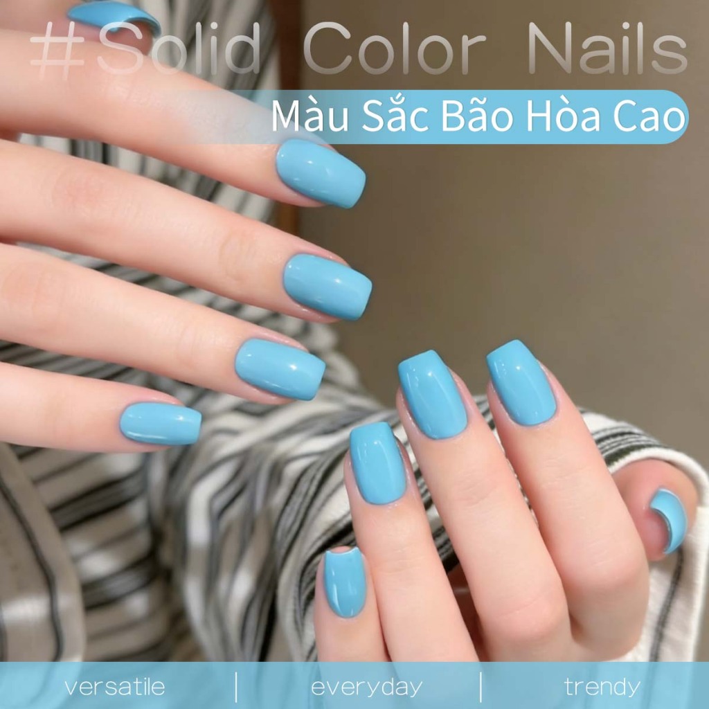 XEIJAYI 40ml -Sơn móng tay dạng gel màu xanh da trời, thời trang và bền màu, phù hợp cho các tiệm nail và tự làm tại nhà