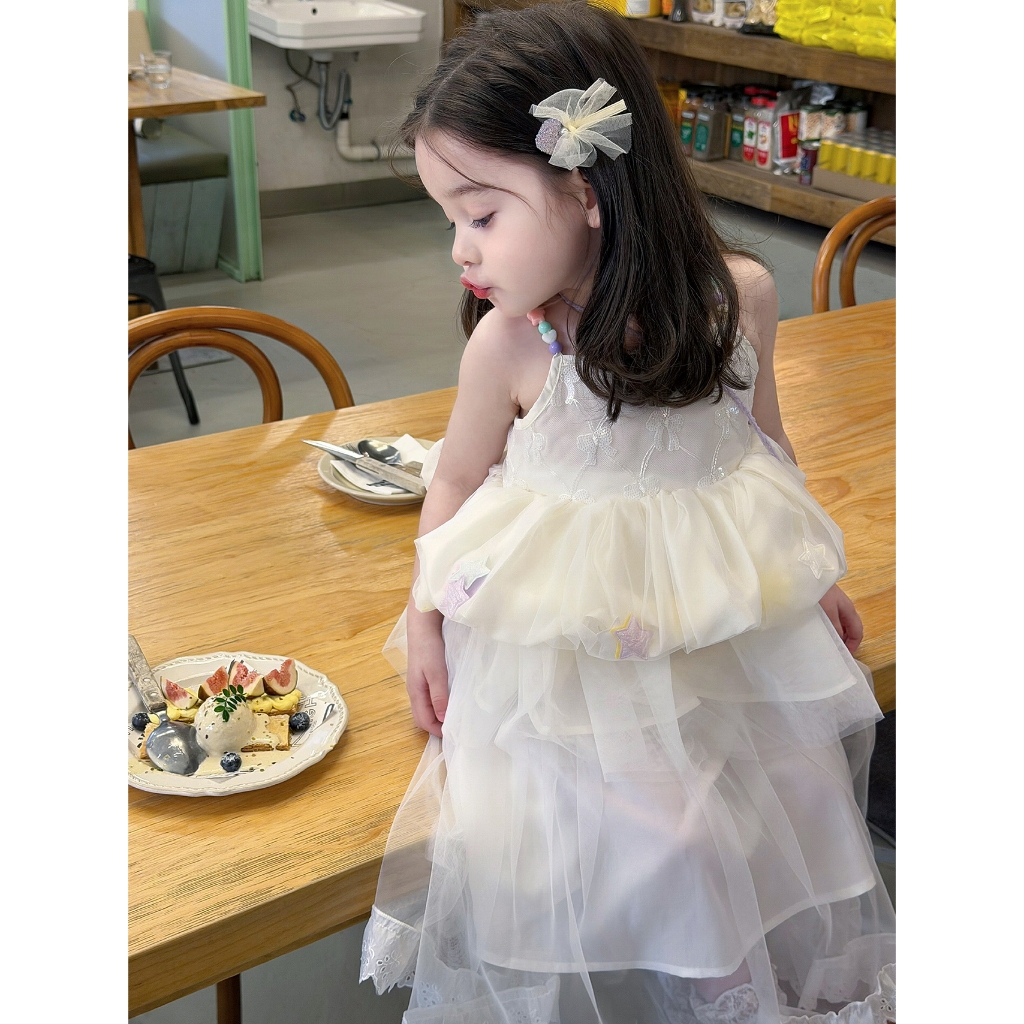 CANDI MIMI Áo babydoll công chúa hạt sao cao cấp - NL6855