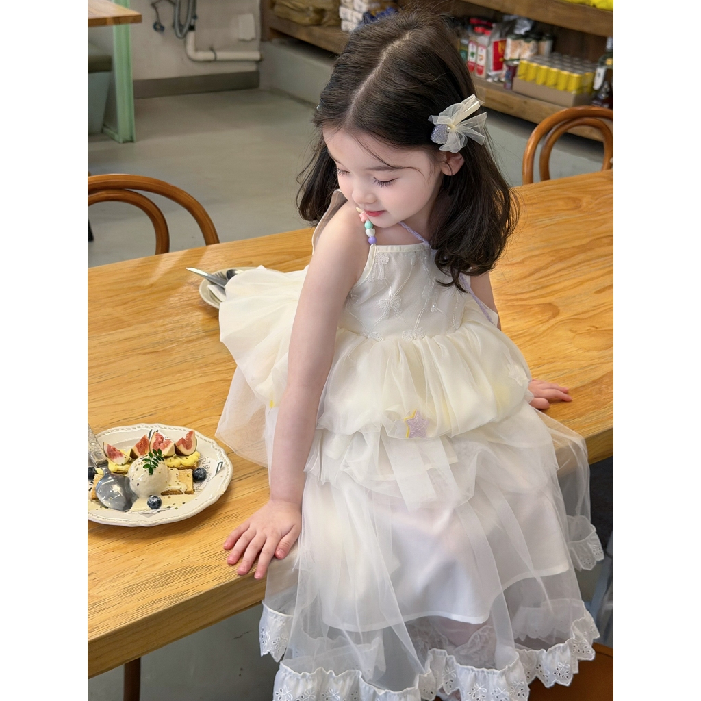 CANDI MIMI Áo babydoll công chúa hạt sao cao cấp - NL6855