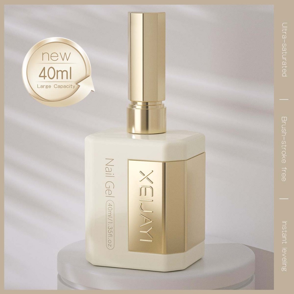 XEIJAYI 40ml - Sơn móng tay dạng gel màu thanh long, độ bão hòa cao, thích hợp cho các tiệm nail và các dự án DIY.