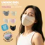 COMBO 2 Khẩu Trang Chống Nắng UNDERCOOL Có Gọng,Thun Lạnh 2 Lớp Chống Tia UV KT19