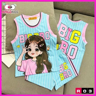 Đồ Bộ Bé Gái 3D BÍ NGÔ KIDS - Bộ Thể Thao Mùa Hè Cho Bé Thun Lạnh Thái Mềm Mướt Mát