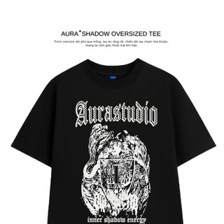 Áo thun Aura✦ SHADOW Oversized Tee 100% Cotton Unisex T-shirt